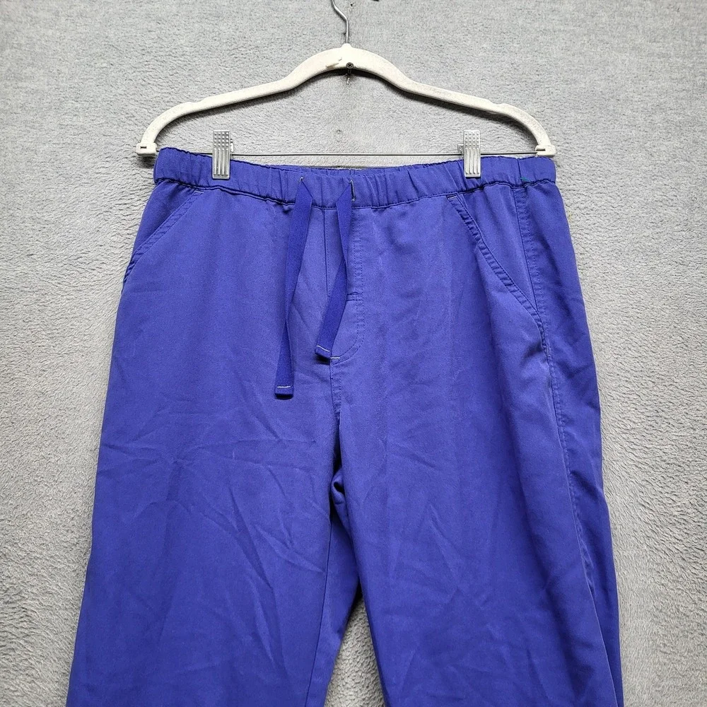 FIGS Women Scrub Pants L Purple Jogger 34